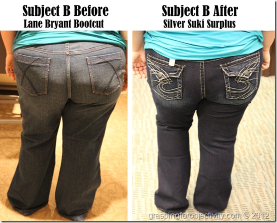 Jeans for Most of America: A detailed guide on buying great, flattering jeans for the plus-sized woman.