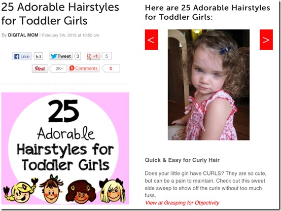 Toddler Hairstyles