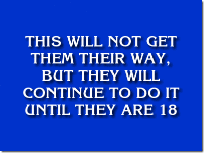 Mommy Jeopardy 5