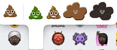 Poop Emoji Choices