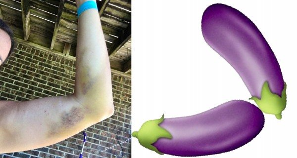 Arm eggplant
